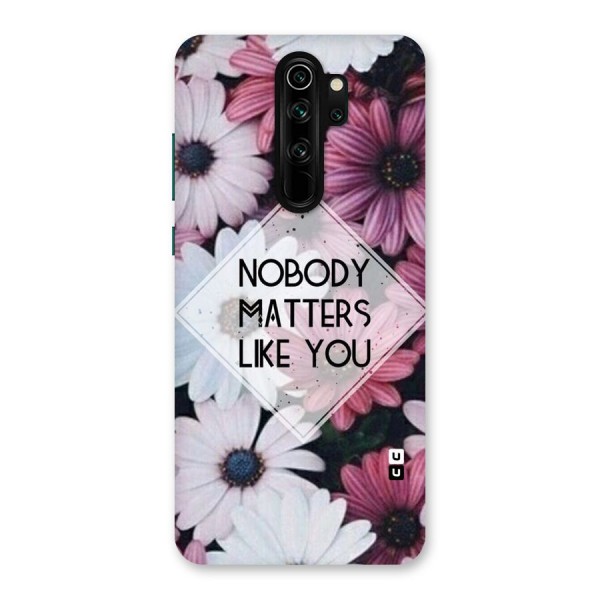 You Matter Back Case for Redmi Note 8 Pro