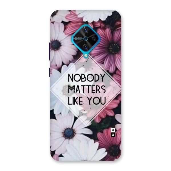 You Matter Back Case for Vivo S1 Pro