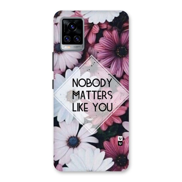 You Matter Back Case for Vivo V20 Pro