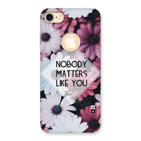 You Matter Back Case for iPhone 8 Logo Cut