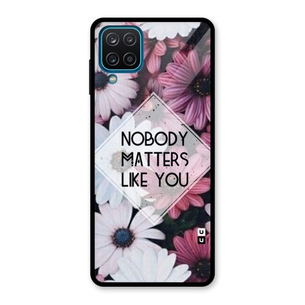 You Matter Glass Back Case for Galaxy A12