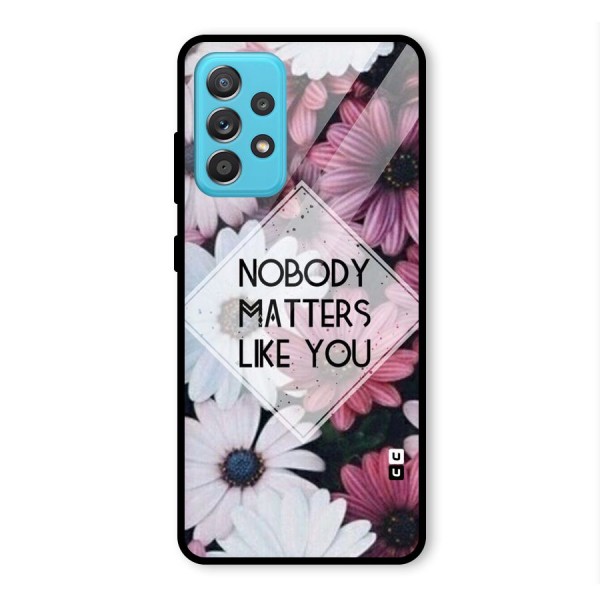 You Matter Glass Back Case for Galaxy A52s 5G