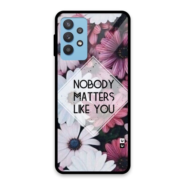 You Matter Glass Back Case for Galaxy M32 5G