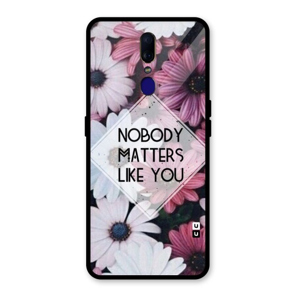 You Matter Glass Back Case for Oppo F11