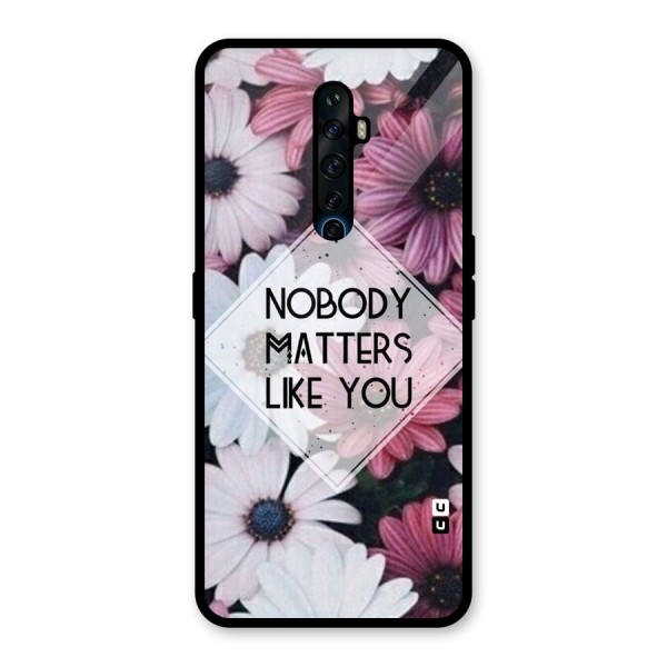 You Matter Glass Back Case for Oppo Reno2 Z