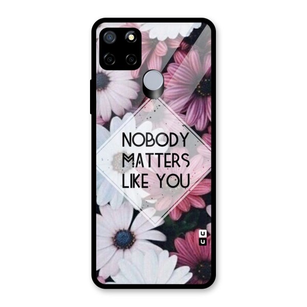 You Matter Glass Back Case for Realme C12