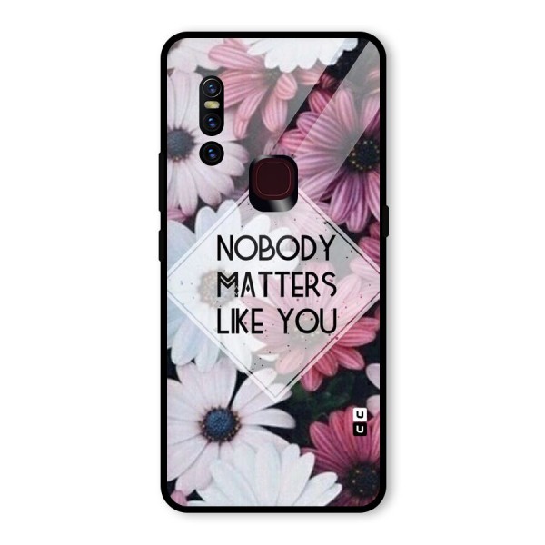 You Matter Glass Back Case for Vivo V15