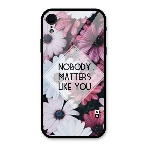 You Matter Glass Back Case for XR