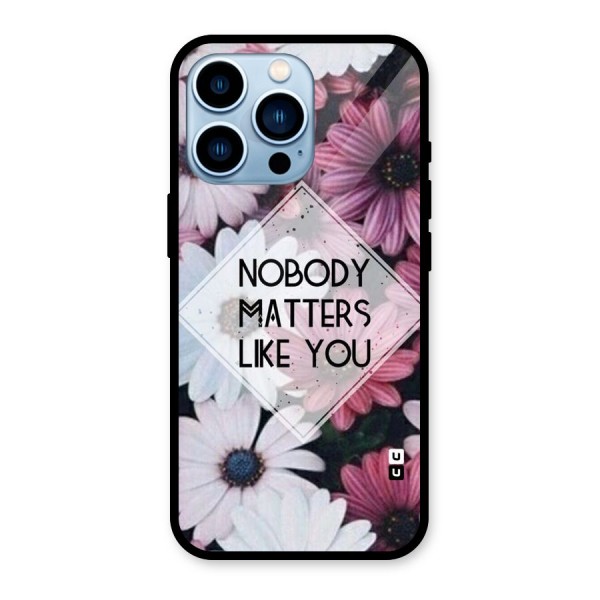 You Matter Glass Back Case for iPhone 13 Pro