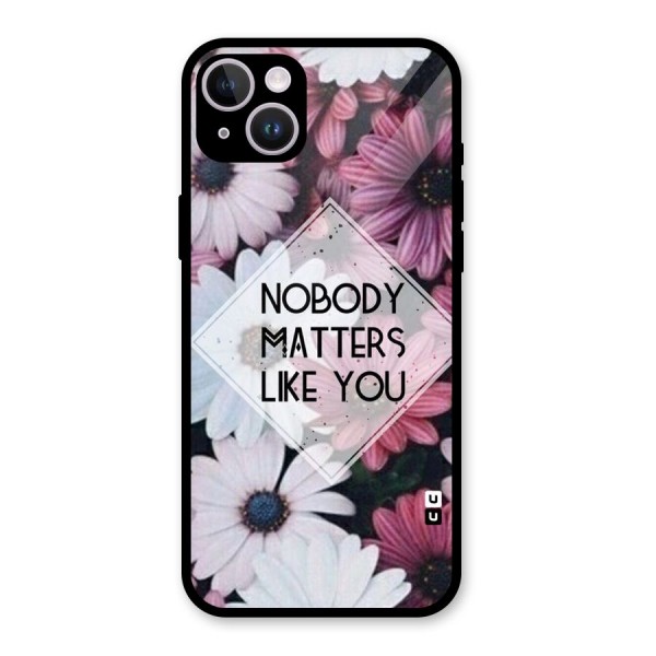 You Matter Glass Back Case for iPhone 14 Plus