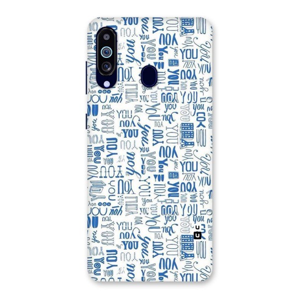 You Pattern Back Case for Galaxy A60