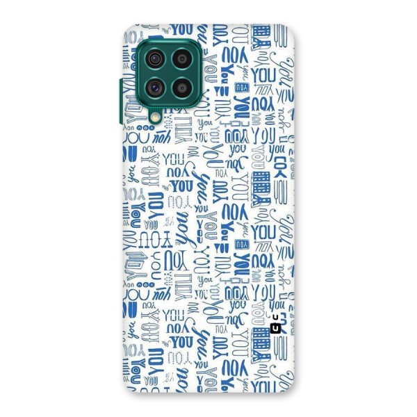 You Pattern Back Case for Galaxy F62