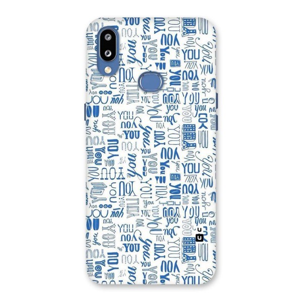 You Pattern Back Case for Galaxy M01s