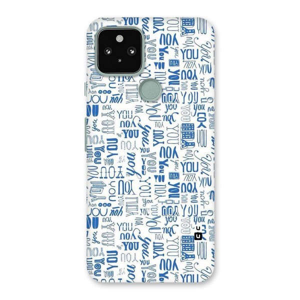 You Pattern Back Case for Google Pixel 5