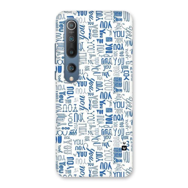 You Pattern Back Case for Mi 10