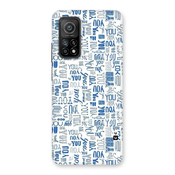 You Pattern Back Case for Mi 10T Pro 5G