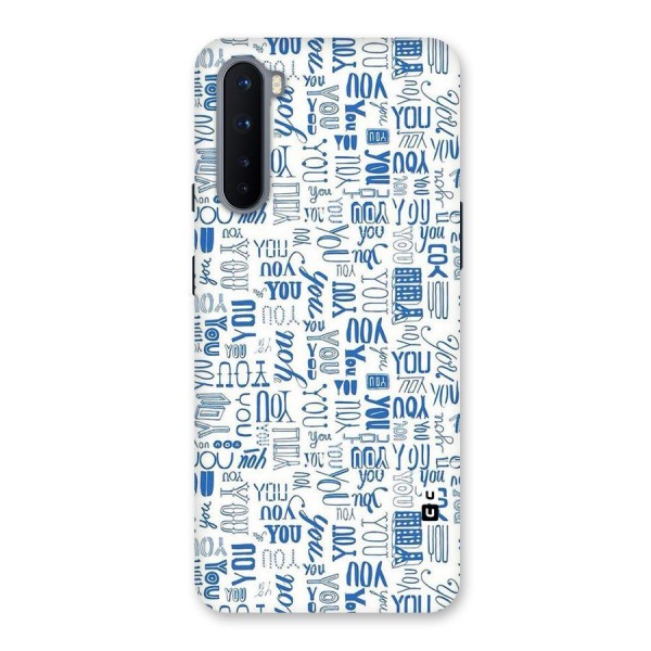 You Pattern Back Case for OnePlus Nord