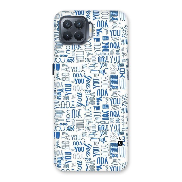 You Pattern Back Case for Oppo F17 Pro