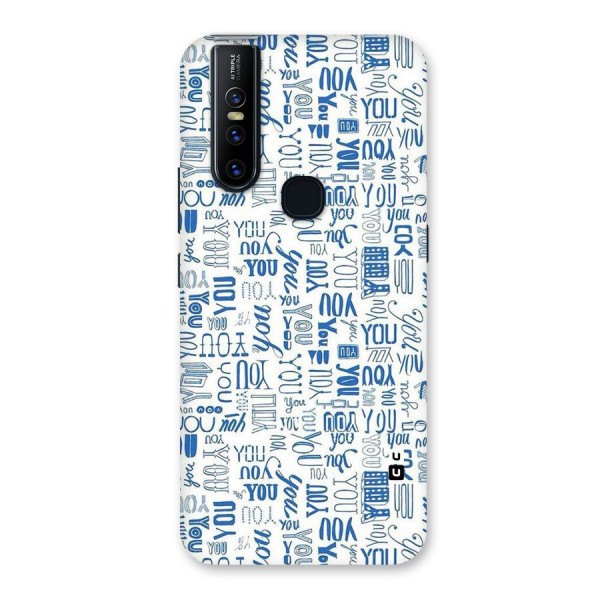 You Pattern Back Case for Vivo V15