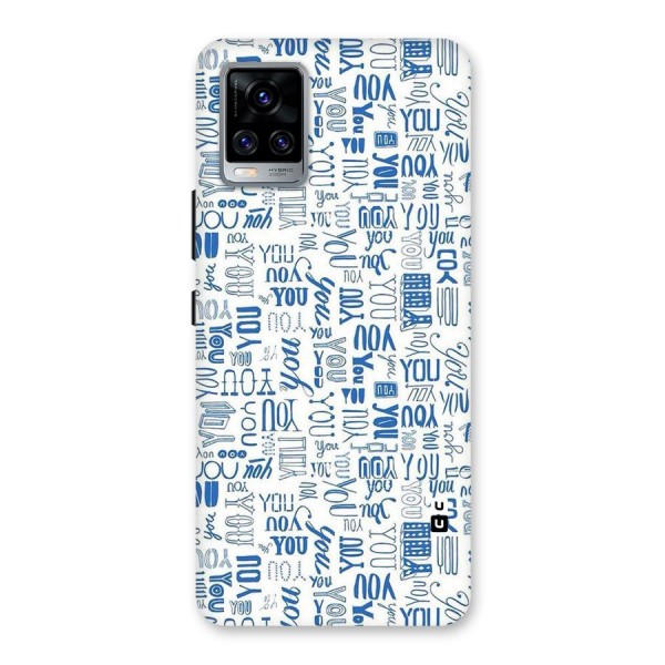 You Pattern Back Case for Vivo V20 Pro