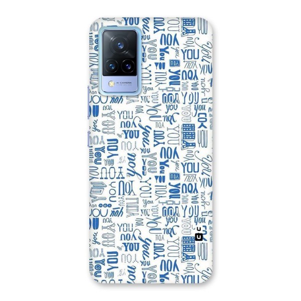 You Pattern Back Case for Vivo V21 5G