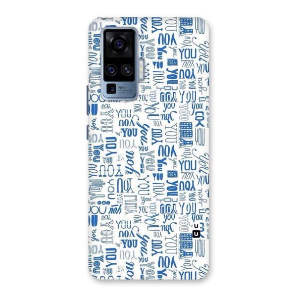 You Pattern Back Case for Vivo X50 Pro