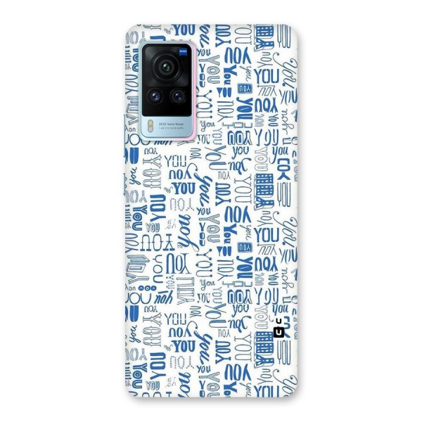 You Pattern Back Case for Vivo X60 Pro