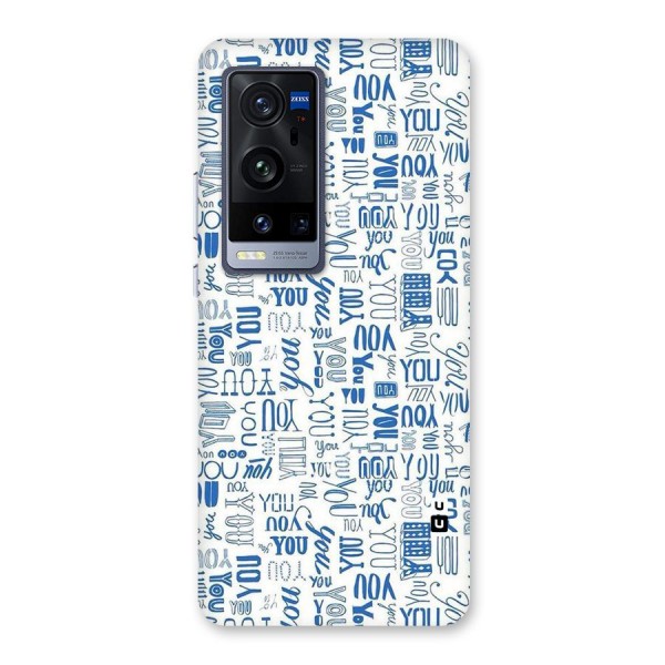 You Pattern Back Case for Vivo X60 Pro Plus