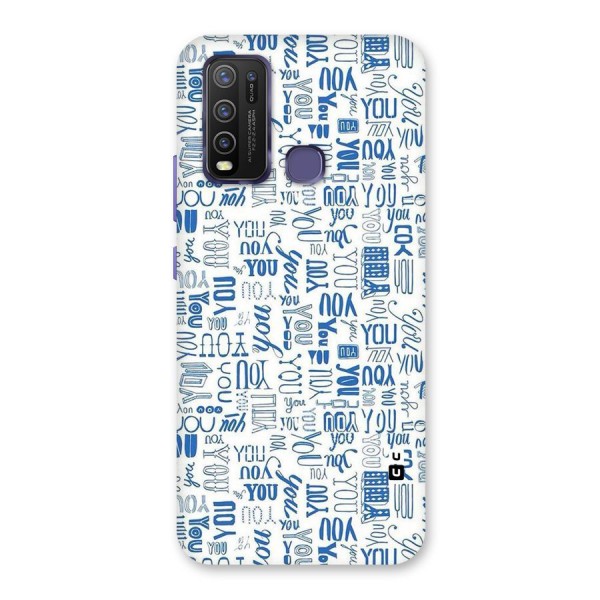 You Pattern Back Case for Vivo Y30