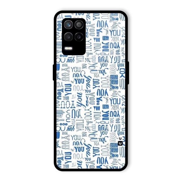 You Pattern Glass Back Case for Realme 9 5G