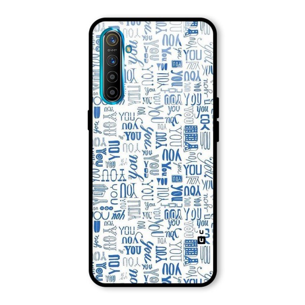 You Pattern Glass Back Case for Realme XT