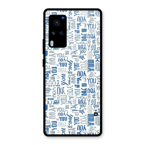 You Pattern Glass Back Case for Vivo X60 Pro