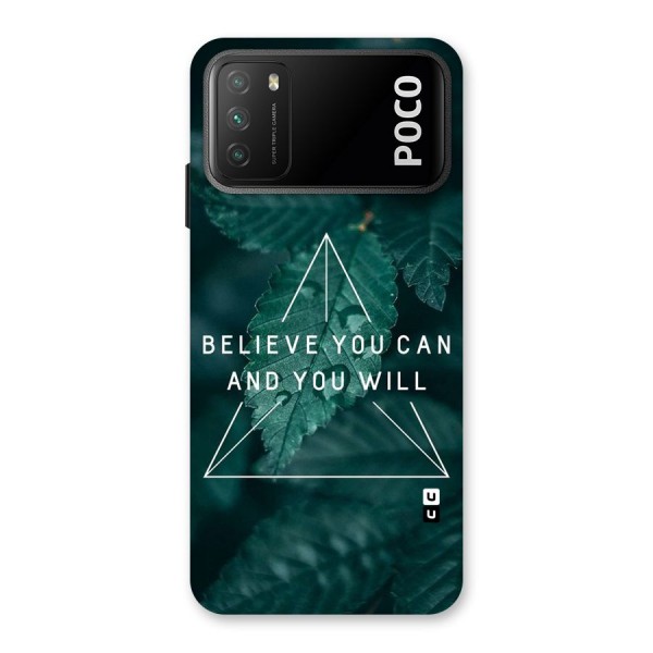 You Will Back Case for Poco M3