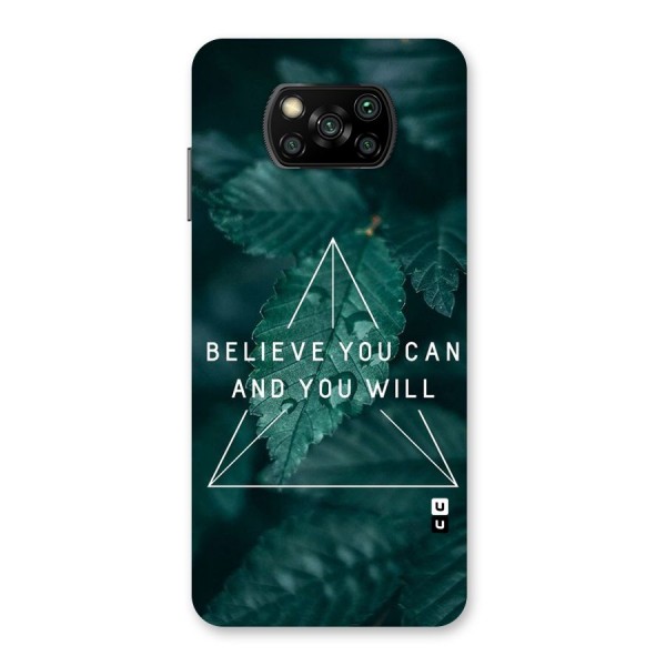 You Will Back Case for Poco X3