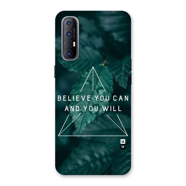 You Will Back Case for Reno3 Pro