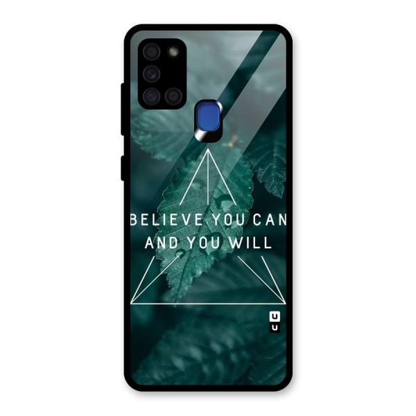 You Will Glass Back Case for Galaxy A21s