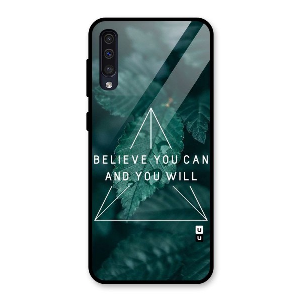 You Will Glass Back Case for Galaxy A50