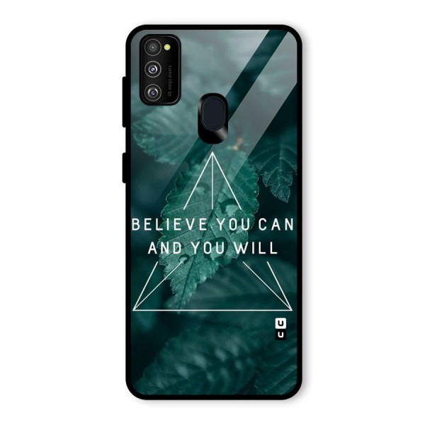 You Will Glass Back Case for Galaxy M21