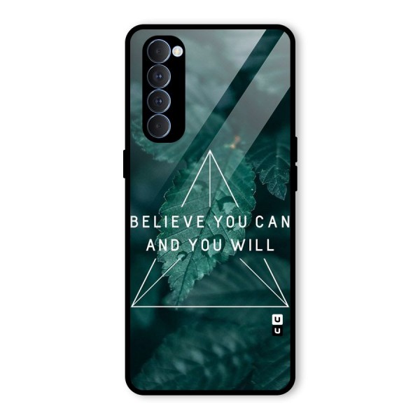 You Will Glass Back Case for Oppo Reno4 Pro