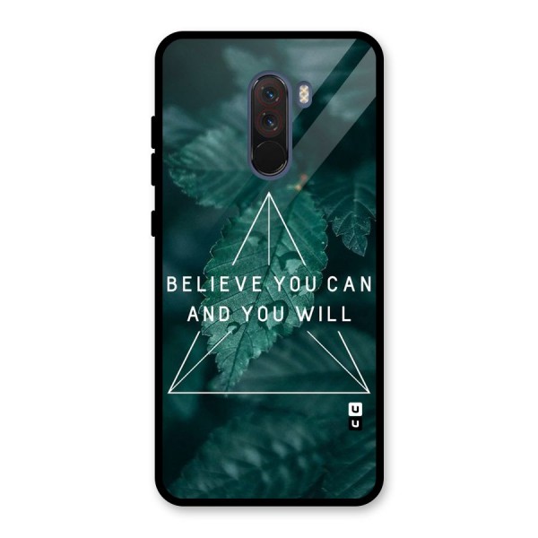 You Will Glass Back Case for Poco F1