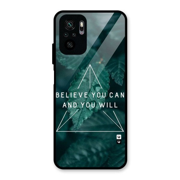 You Will Glass Back Case for Redmi Note 10S