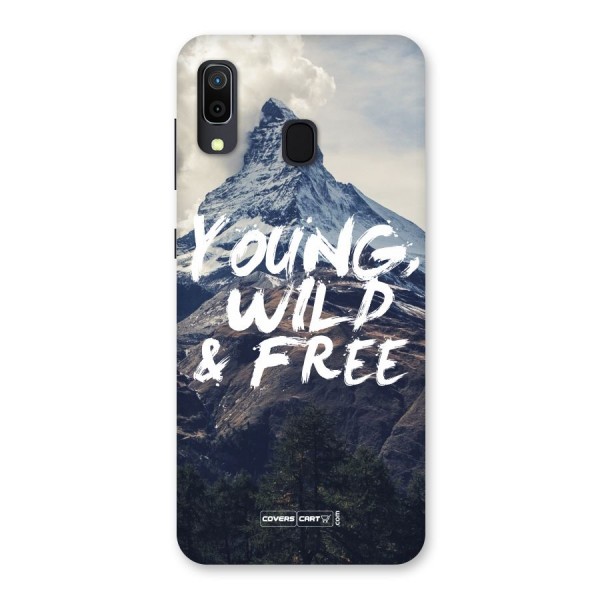 Young Wild and Free Back Case for Galaxy A20