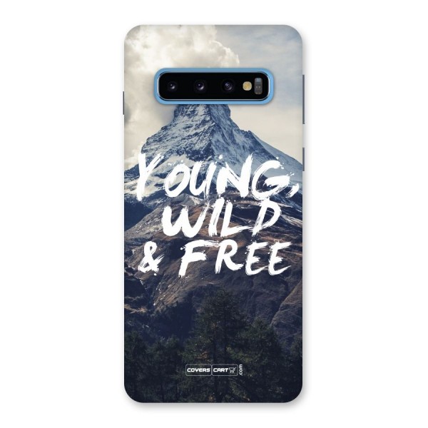 Young Wild and Free Back Case for Galaxy S10