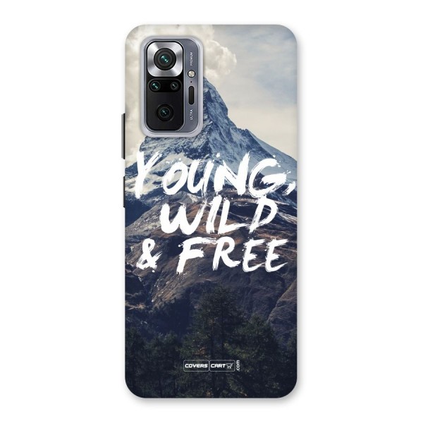 Young Wild and Free Back Case for Redmi Note 10 Pro