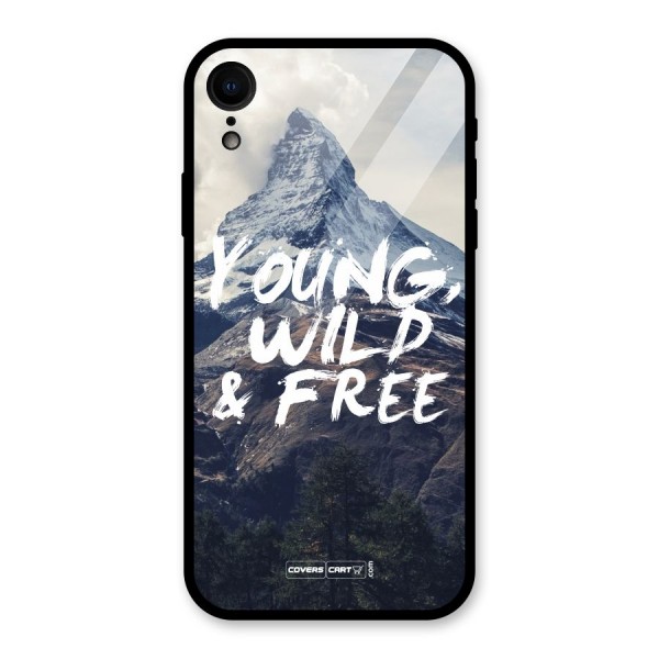 Young Wild and Free Glass Back Case for XR