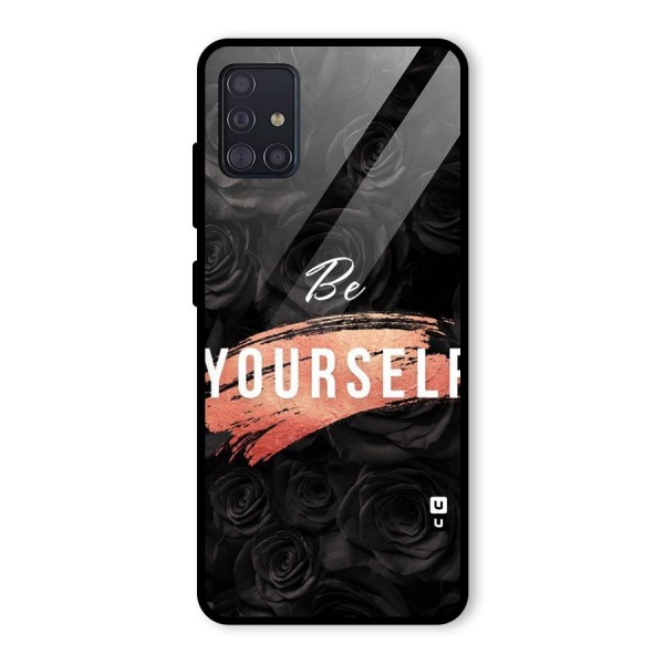 Yourself Shade Glass Back Case for Galaxy A51