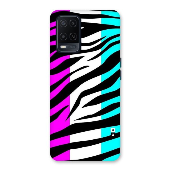 Zebra Texture Back Case for Oppo A54