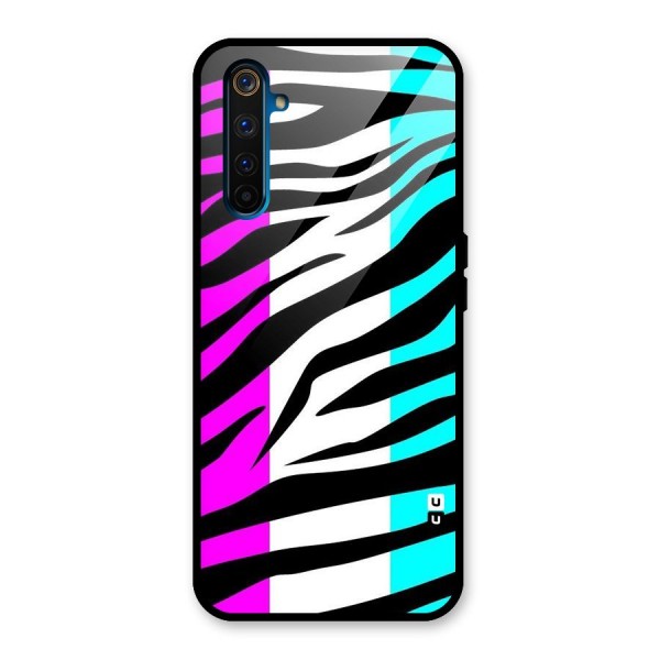 Zebra Texture Glass Back Case for Realme 6 Pro