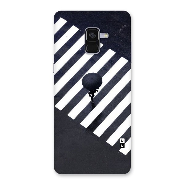 Zebra Walking Back Case for Galaxy A8 Plus