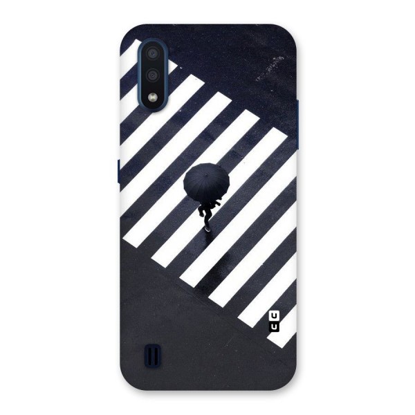 Zebra Walking Back Case for Galaxy M01